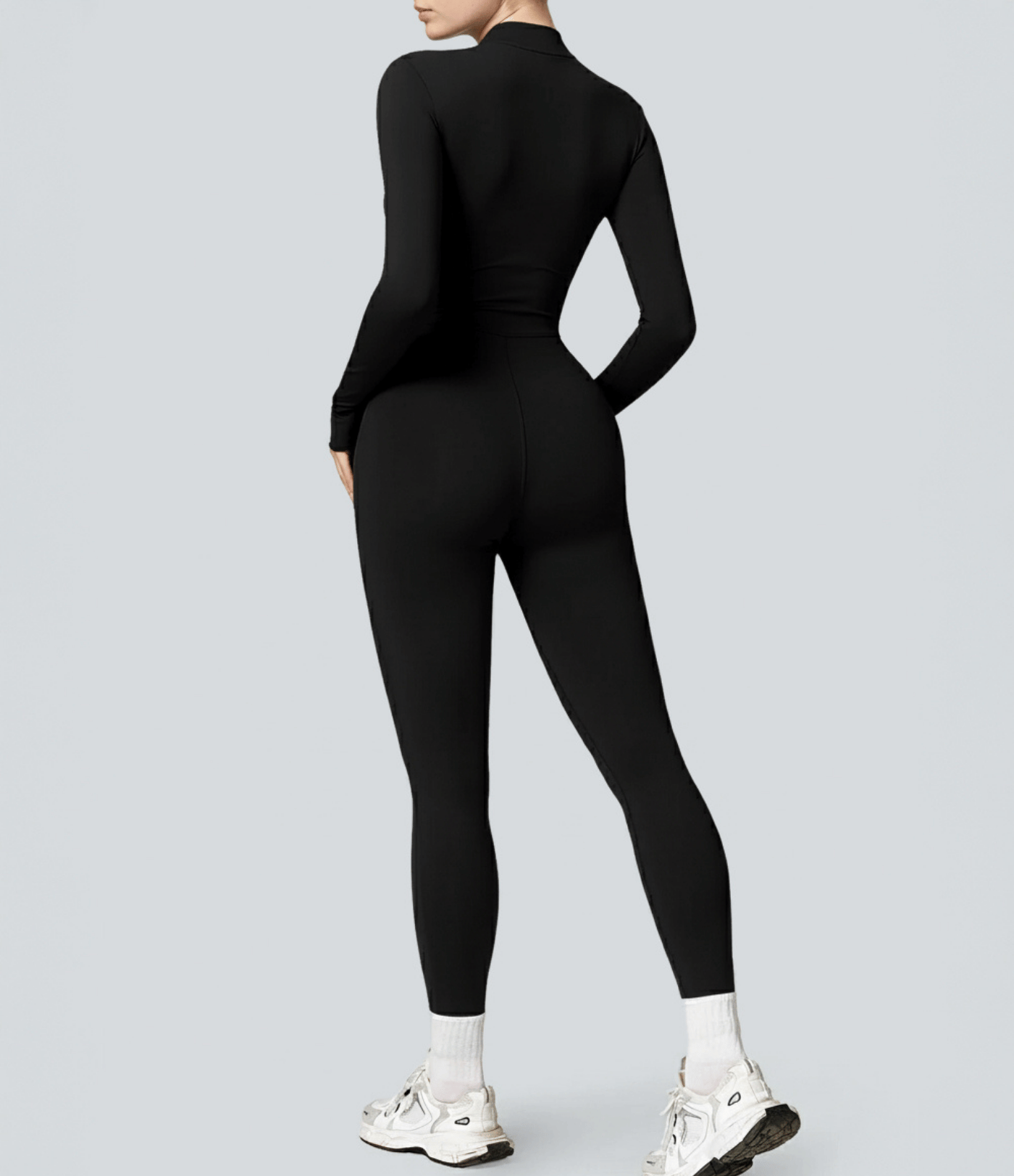 ThermLayer Fleece-Lined Long Sleeve Zipper Jumpsuit
